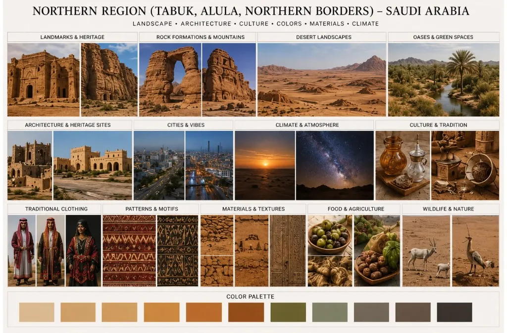 المنطقة الشمالية — لوحة الإلهام